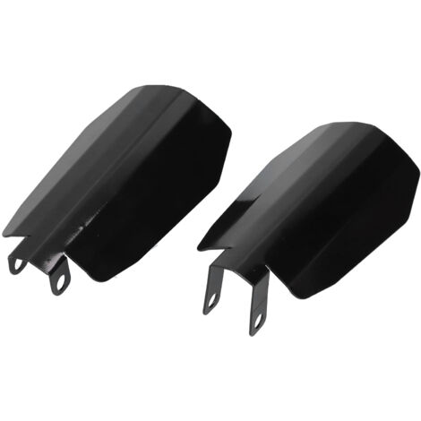 Protector de manos de metal negro mate para baggers y FXR hasta 2006, con controladores actualizados – Protector de manga de motocicleta