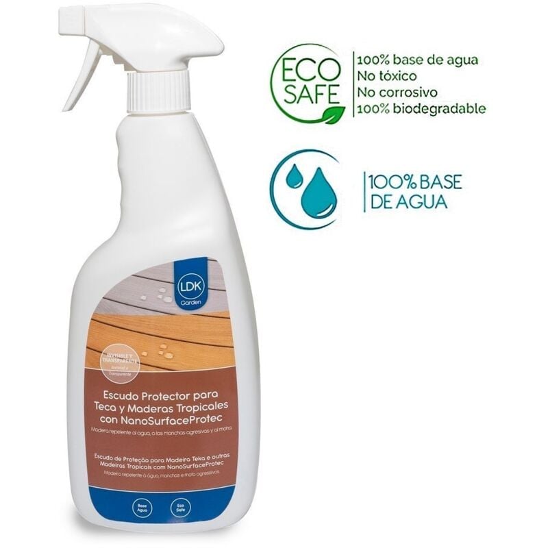 

Protector de muebles ECO SAFE para madera exterior, de 750 cc