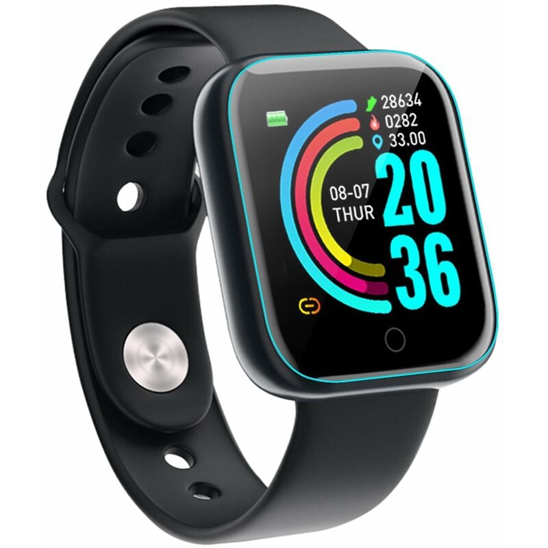 

Protector de pantalla de reloj inteligente de 2 piezas para pulsera Y68 Protector de pantalla de reloj inteligente ultrafino Pelicula protectora a