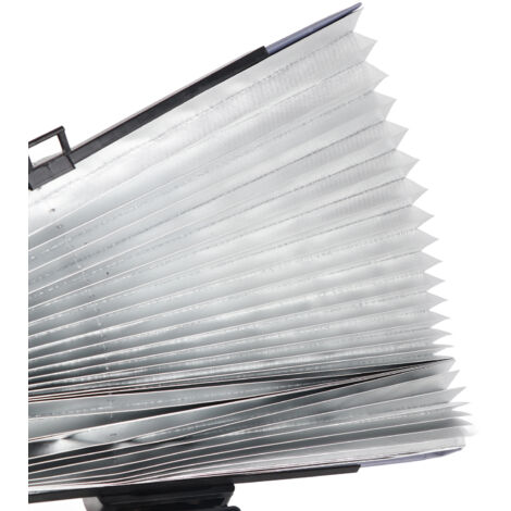 Protector de parabrisas retráctil CSPAR para automóviles, 46x160cm, con revestimiento de aluminio anti-UV.
