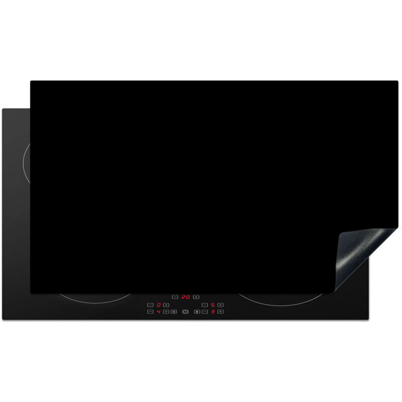 PROTECTOR DE PLACAS DE INDUCCIÓN Negro - Color sólido Tapa Protectora De Cocina 89.6x51.6 cm