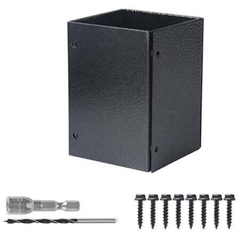 Protector de poste ajustable KZQ (rango de 3,3 a 6 pulgadas), protege buzones, patios y cercas de la lluvia y daños al equipo.