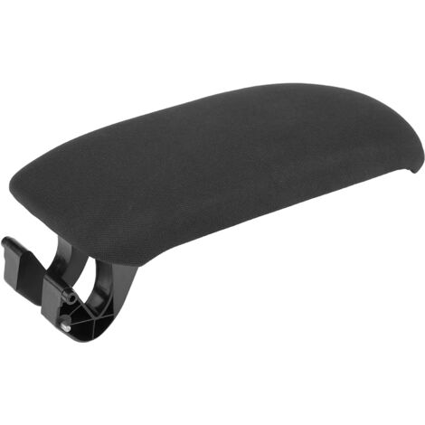 Protector de reposabrazos central de polipiel negra para Audi A3 8P / A5 2003-2013 8P0864245P, 25,8 x 12 cm, material resistente a la decoloración.