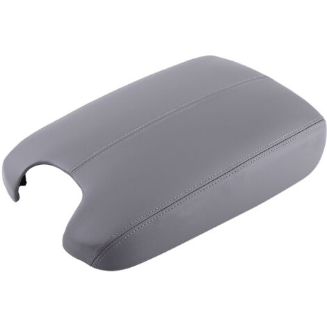 Protector de reposapulgar para consola central de Honda Accord 2008-2012 - 1 unidad en piel sintética de microfibra, color gris.