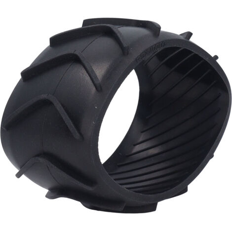 Protector de rueda delantera de goma antideslizante compatible con Worx Landroid S300/M500/M700, evita resbalones y protege el suelo.