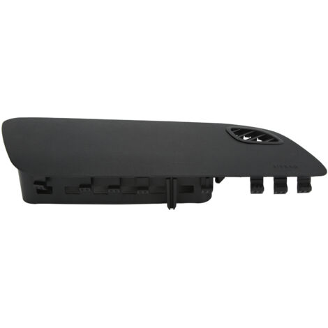 Protector de salpicadero derecho con rejilla de ventilación 6RD880261A, plástico negro de primera calidad