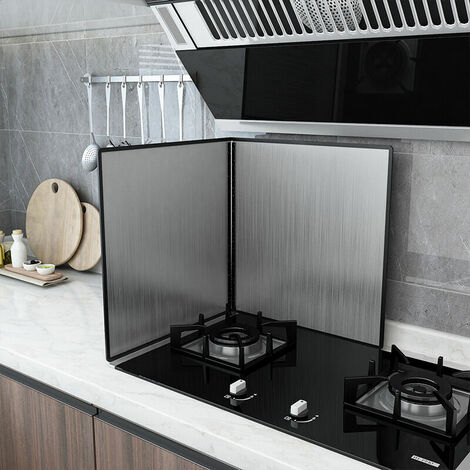 Protector de salpicaduras de cocina plegable, cubierta de cocina y estufa, protector de salpicaduras de estufa (40 cm x 40 cm)