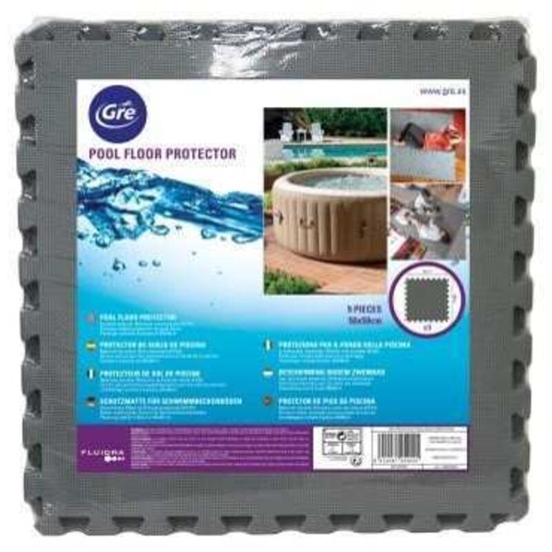 Gre - Protector De Fondos Para Piscinas Especial Spa Gris