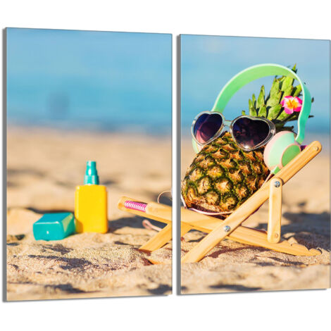 Protector de vidrio para estufa 2x30x52 Piña