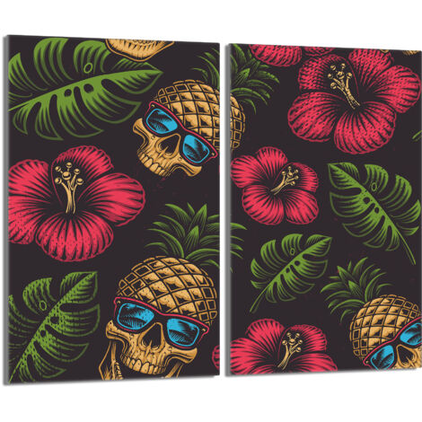 Protector de vidrio para estufa 2x30x52 Piña