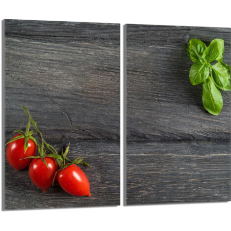 Protector de vidrio para estufa 2x30x52 Tomates