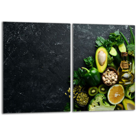 Protector de vidrio para estufa 2x40x52 Aguacate