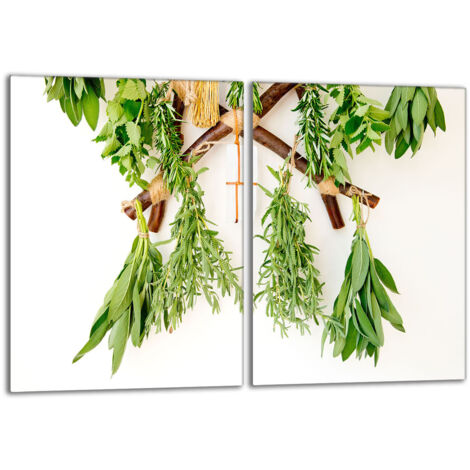 Protector de vidrio para estufa 2x40x52 Hierbas