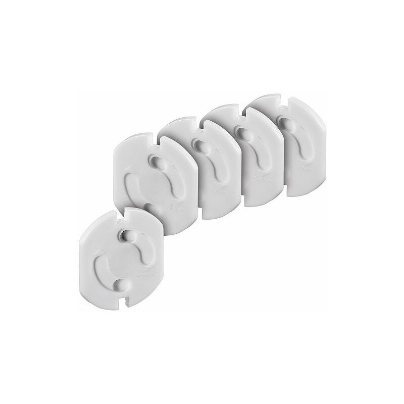 

Protector enchufe seguridad bebes UE (5 uds) Blanco
