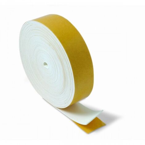 PROTECTOR ESPUMA ADHESIVO 40 mm x 10 m / BLANCO - BRINOX
