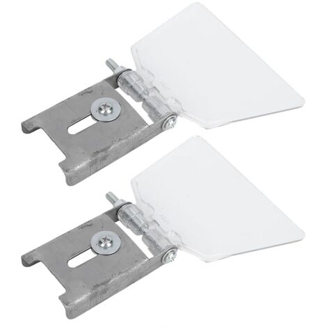 Protector facial de 2 piezas para amoladora angular, visera de protección ocular, visera de montaje para máquina, visera para amoladora de sobremesa, accesorio de máquina de acero inoxidable 304 para 