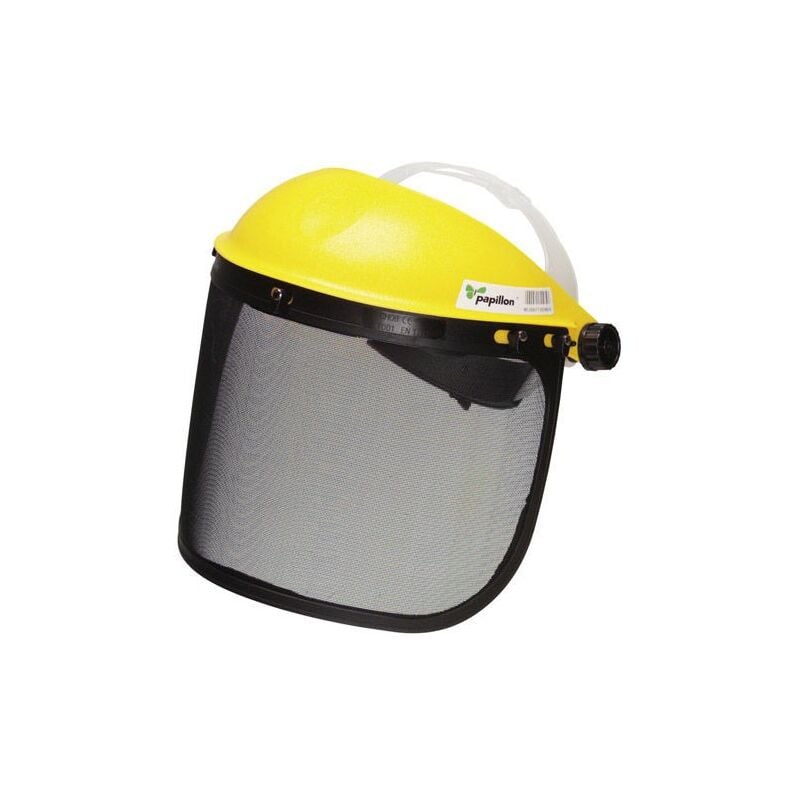 

Protector facial papillon con arnes (rejilla)