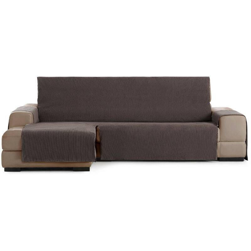 

Vipalia - Protector Funda Chaise Longue Lisa. Cubresofa Chenilla. Diseo Elite. Color Marron. Chaise Largo Izquierda