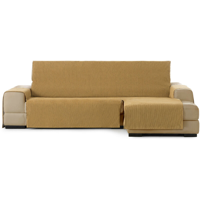 

Vipalia - Protector Funda Chaise Longue Lisa. Cubresofa Chenilla. Diseo Elite. Color Ocre. Chaise Corto Derecha