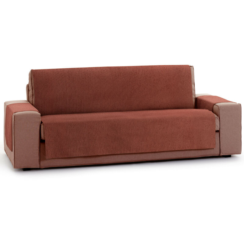 

Vipalia - Protector Funda Sofa. Cubresofa. Chenilla Lisa. Diseo Elite. Color Teja. 3 Plazas