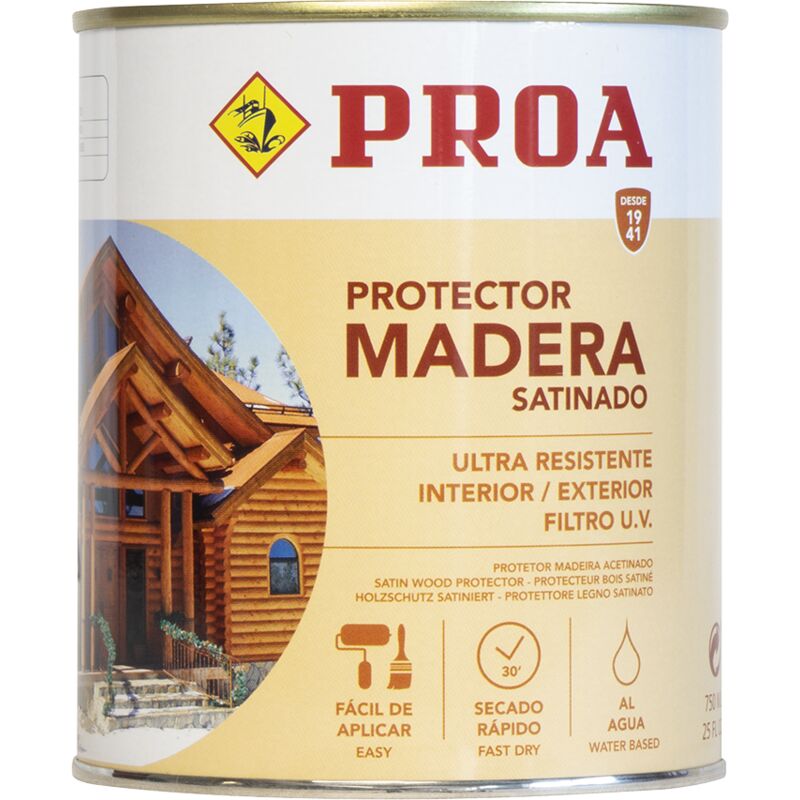 

Lasur protector para madera al agua exterior. Caoba 0.75lts - Proa