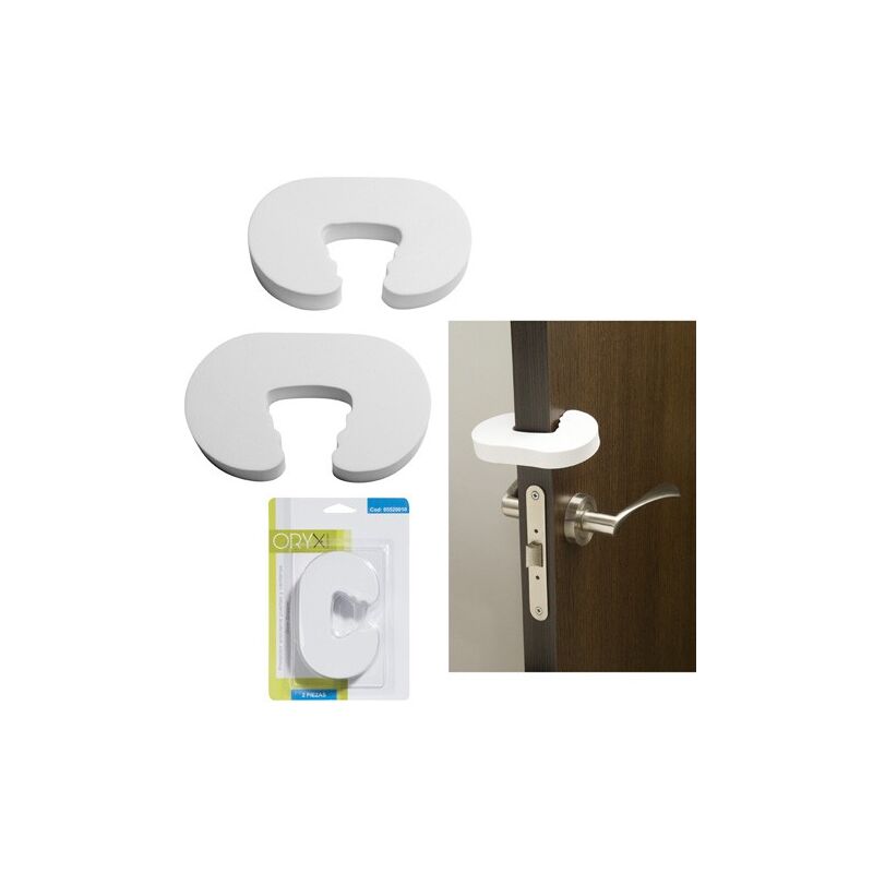 

Protector anticierre puertas/ventanas (blister 2 piezas) - Oryx