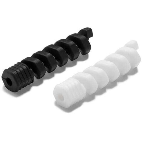PROTECTOR P/CABLE USB Y MICRO-USB BLAN/NEG BLISTER 4