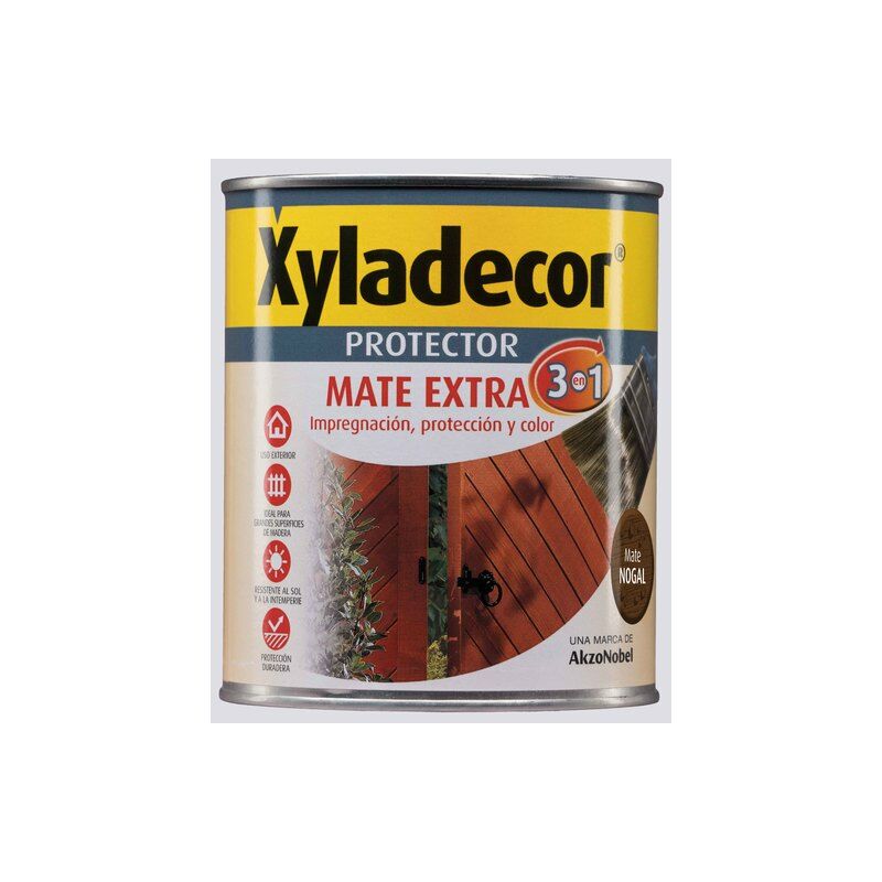 

Protector Mate Extra 3 En 1 Xyladecor Mate Nogal 5L