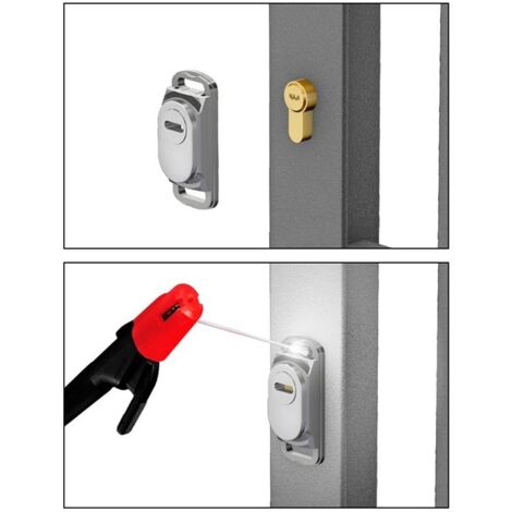 3 Set Serratura For Porta A Ribalta Maniglie For Porta Del Fienile - Foto 5