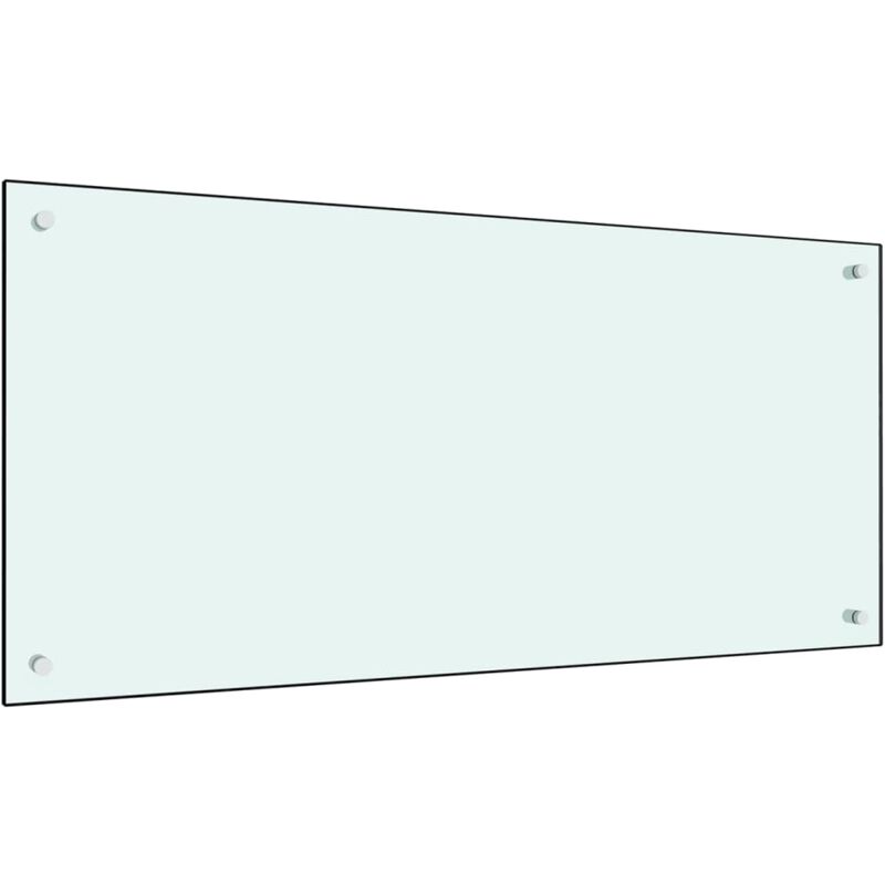 

Protector salpicaduras cocina vidrio templado blanco 100x50 cm - Blanco - Vidaxl
