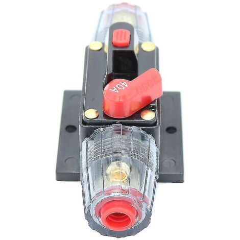 Protector sobretensiones línea 40A compatible 12/24/32V, para autos barcos vehículos recreativos, seguridad circuitos eléctricos