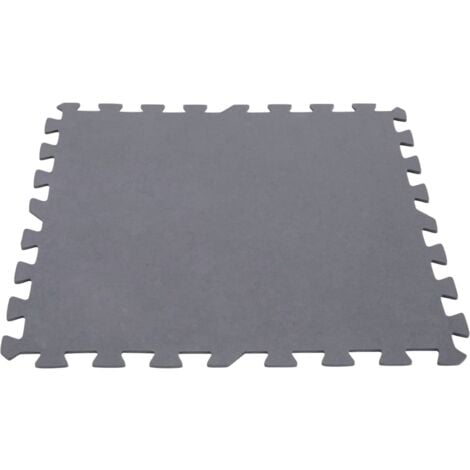 Protector suelo acolchado entrelazado 8 pzas 50x50x0,5cm 1,9m² INTEX