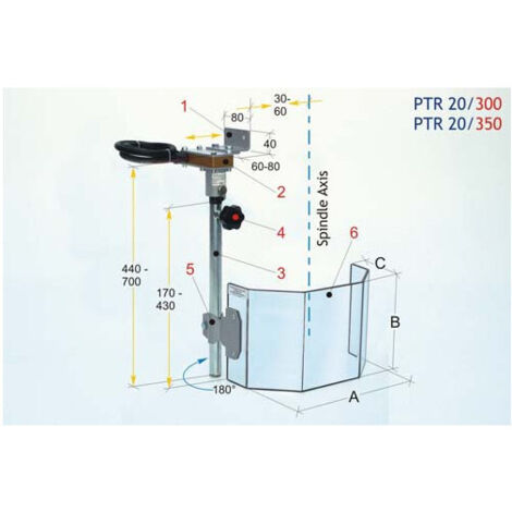 Protector taladro PTR-20/300  OPTIMUM 3020300