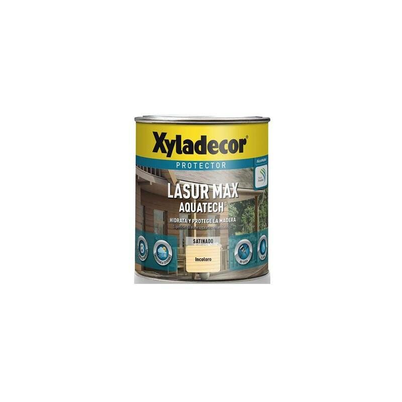 

Lasur Max Extra Satinado Aquatech Incoloro 750ml - Xyladecor
