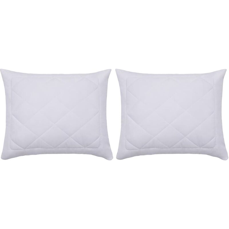 

Protectores de almohada 2 unidades blanco 60x70 cm - Blanco