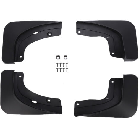 Protectores de ruedas delanteros y traseros para Jeep Grand Cherokee WL 2022-2025, ABS negro, 4 piezas.