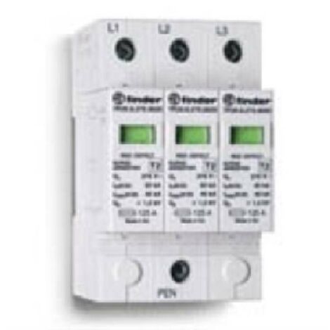 Protectores de sobretensión tipo 2 - 3 varistores - 275 v máx. para spd tipo 1 low up, tipo 2 (uc) (para un = 230-240 v ac) y tipo 3 - 20 ka (i n tipo 2)  tipo: descargador de sobretensión tipo 2 circ