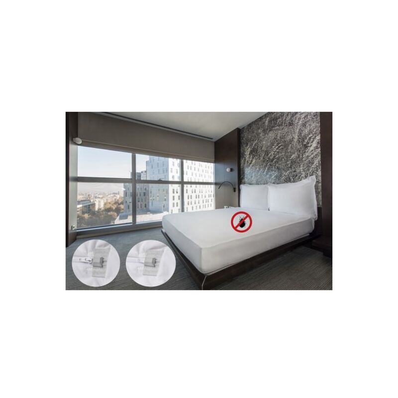 B-sensible - Protège matelas BugSecure 140x190 Bonnet 30cm anti-punaise de lit