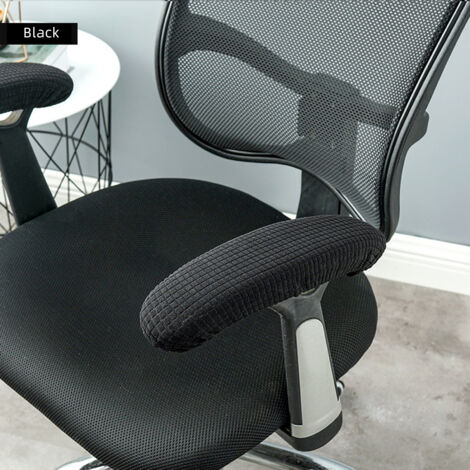 [Protège-Bras de Fauteuil] [Slipcovers Fauteuil] [Élasticité Haute] [Polyester Doux Lavable - Noir, Gris, Marron - 23-40 cm - 1 Paire]