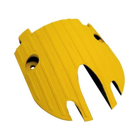 Protège câble RS PRO, Ø interne: 1 x 45mm, long. 210mm, Caoutchouc Jaune ( Prix pour 1 )