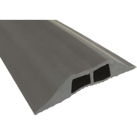 Protège câble RS PRO, Ø interne: 16mm, long. 3m, Caoutchouc Gris ( Prix pour Bobine de 1 )