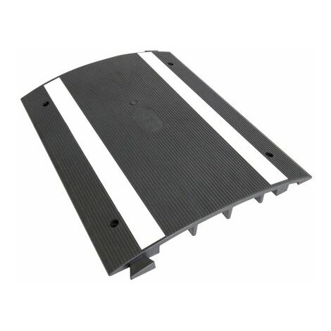 Protège câble RS PRO, Ø interne: 2 x 20mm, long. 500mm, Caoutchouc Noir/Blanc ( Prix pour 1 )