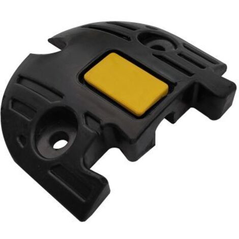 Protège câble RS PRO, Ø interne: 20mm, long. 150mm, Caoutchouc Noir/Jaune ( Prix pour 1 )