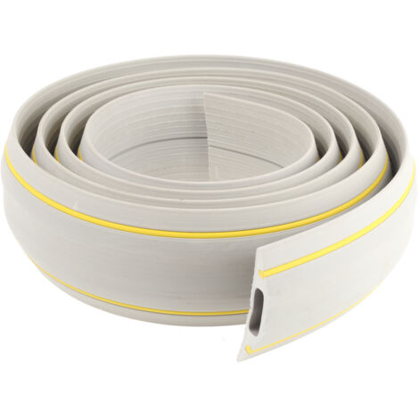 Protège câble RS PRO, Ø interne: 30mm, long. 3m, Caoutchouc Gris/Jaune ( Prix pour Bobine de 1 )