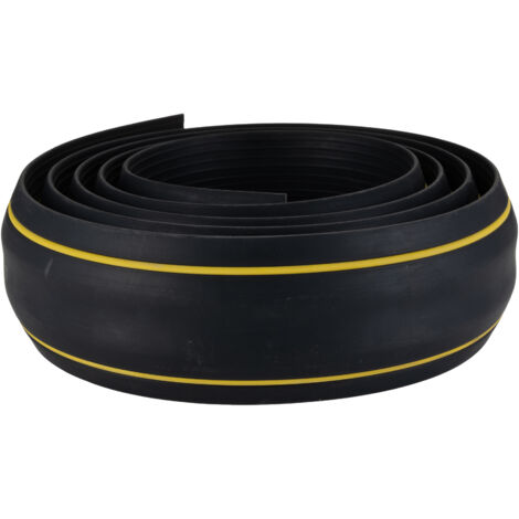 Protège câble RS PRO, Ø interne: 30mm, long. 3m, Caoutchouc Noir/Jaune ( Prix pour Bobine de 1 )