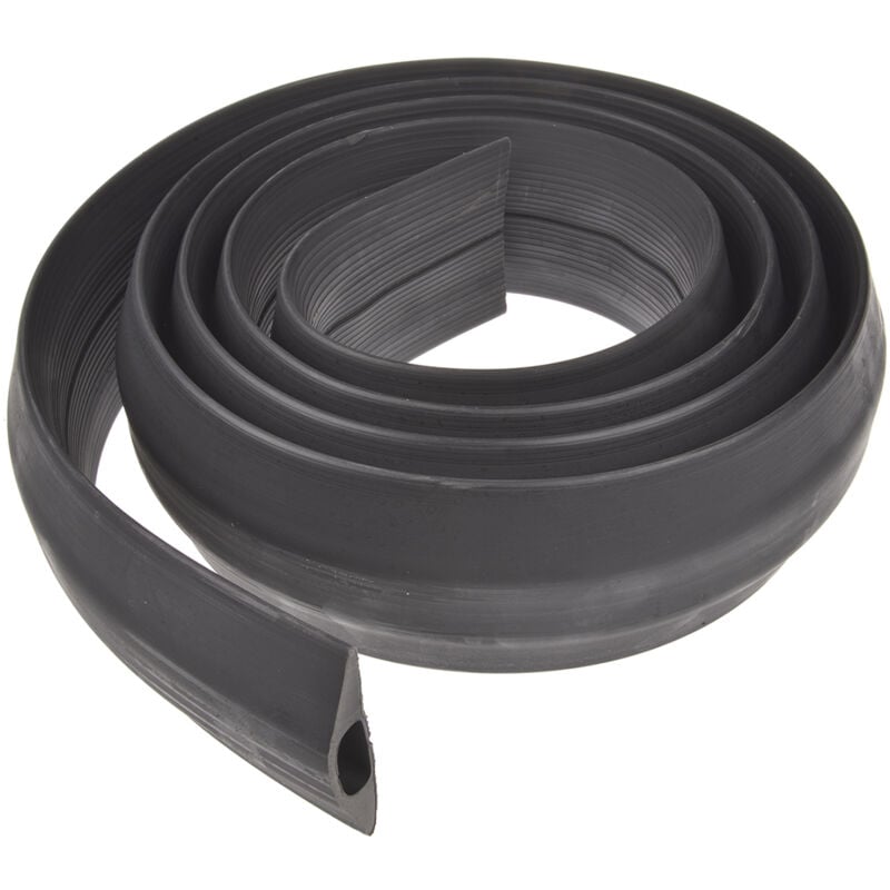 Protège câble Rs Pro interne: 30mm, long. 3m, Caoutchouc Noir ( Prix pour Bobine de 1 )