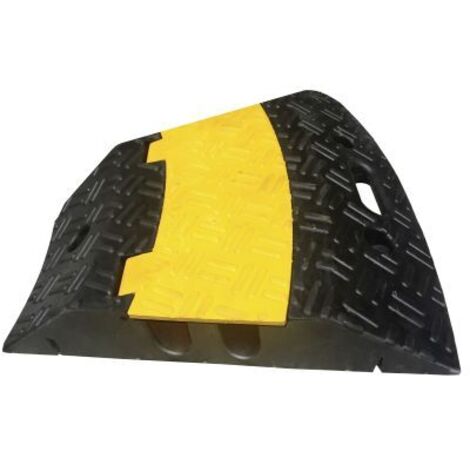 Protège câble RS PRO, Ø interne: 35mm, Caoutchouc Noir/Jaune ( Prix pour 1 )