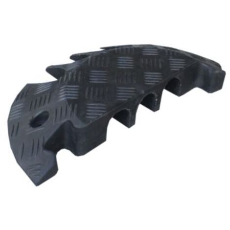 Protège câble RS PRO, Ø interne: 58 x 52mm, long. 250mm, Caoutchouc Noir ( Prix pour 1 )