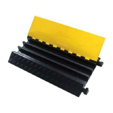 Protège câble RS PRO, Ø interne: 65mm, long. 900mm, Caoutchouc naturel Noir/Jaune ( Prix pour 1 )