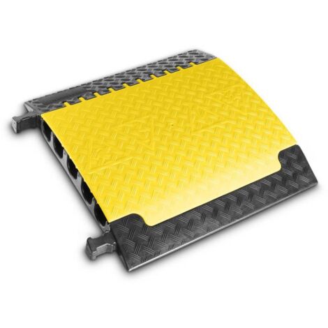Protège-câbles Polyuréthane thermoplastique (TPU) noir, jaune DEFENDER by Adam Hall Defender 85500 Nombre de canaux: 5